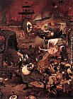 Pieter the Elder Bruegel Dulle Griet (detail) painting